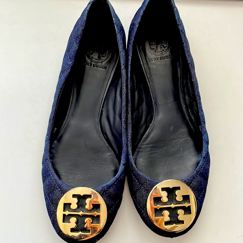 Denim Tory burch ballet flats ss 10